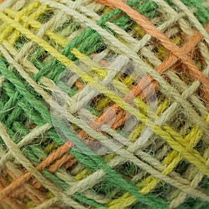 Colorful hemp texture