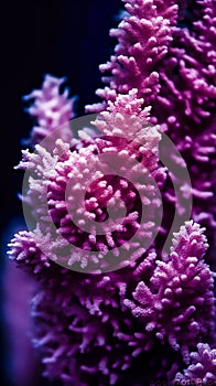 colorful high detailed macro image of sea corals, vivid multicolor textured wallpaper background of sea life corals reef