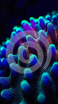 colorful high detailed macro image of sea corals, vivid multicolor textured wallpaper background of sea life corals reef