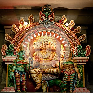 Colorful Hindu Deity