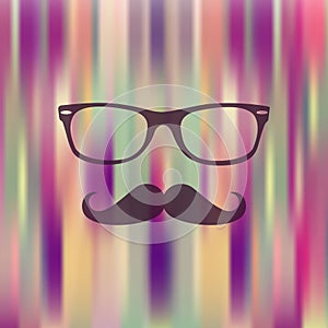 Colorful Hipster blurred background