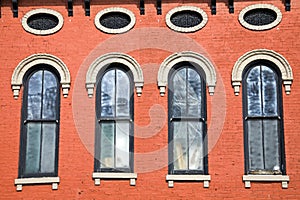 Colorful historic building in Lexington