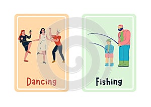 Colorful Hobbies Flashcards Recurso de EFL - 8