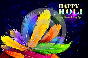 Colorful Holi background