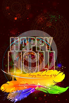 Colorful Holi background