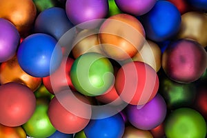 Colorful Holiday Balls