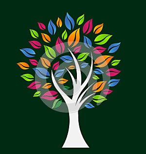 Colorful Hope Tree Logo