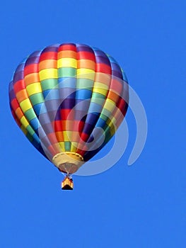 Colorful hot air balloon