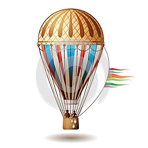 Colorful hot air balloon