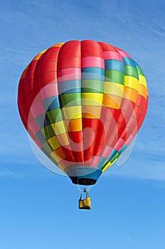 Colorful hot air balloon