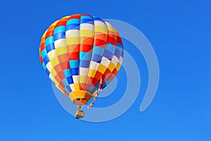 Colorful hot air balloon