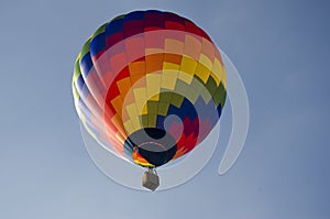 Colorful hot air balloon