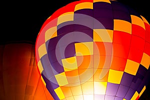 Colorful hot air balloon