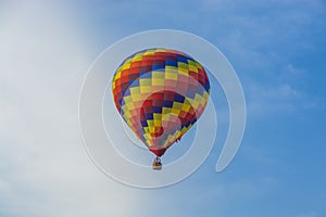 Colorful hot air balloon