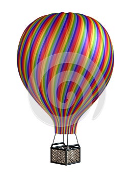 Colorful hot air balloon