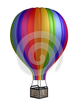 Colorful hot air balloon