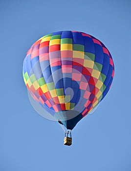 Colorful hot air balloon