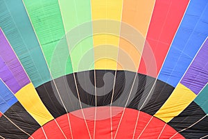 Colorful hot air balloons