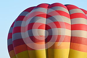 Colorful hot air balloons