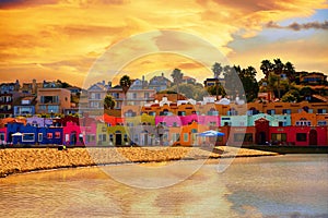 Colorful Hotels, landmark of Capitola Village photo