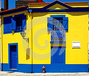 Colorful house in Aveiro