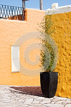 Colorful house in Balatonfured photo