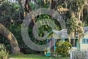 A colorful house in Central Florida