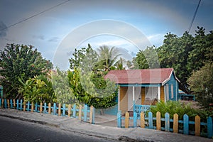 colorful house in Dominican republic