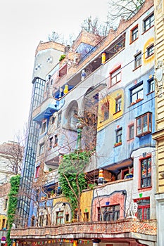 Colorful house in Vienna