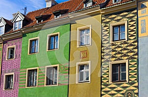 Colorful houses.