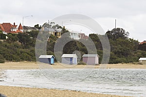 Colorful houses in the beach Brighton Beach Melbourne Victoria Australia nice photo