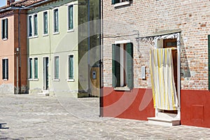 Colorful houses on Burano