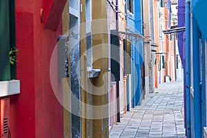 Colorful houses on Burano