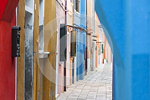 Colorful houses on Burano