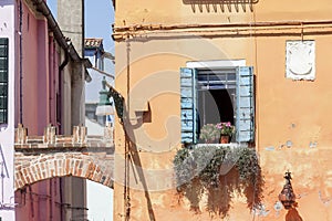 Colorful houses on Burano