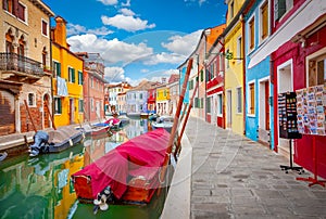 Colorful houses in Burano