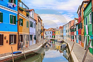 Colorful Houses in Burano island
