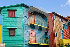 Colorful Houses in Caminito, Buenos Aires photo