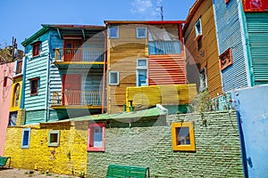 Colorful houses in Caminito, Buenos Aires