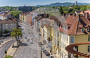 Colorful houses in the center of Kassel