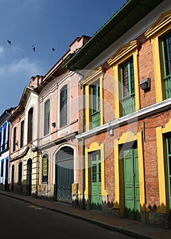 Colorful houses in Colombia