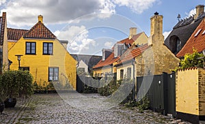 Colorful Houses in Dragor, Denmark