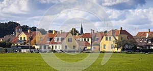 Colorful Houses in Dragor, Denmark