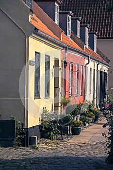 Colorful Houses in Dragor, Denmark