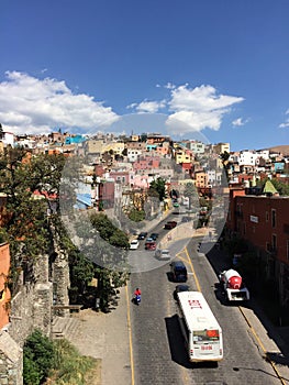 Colorful houses of Guanajuato