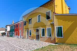 Colorful houses of the island of Burano