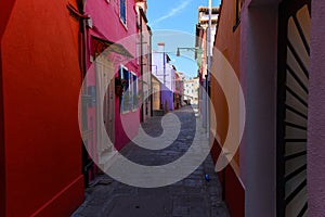 Colorful houses of the island of Burano