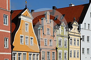 Colorful Houses Of Landshut