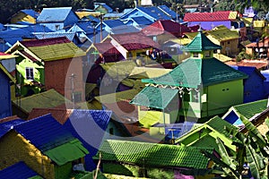 Colorful houses of Malang