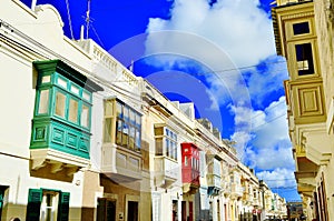 Colorful houses in Malta. photo